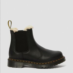 Dr. Martens Fur Lined Leonore Chelsea Boots Sz 8